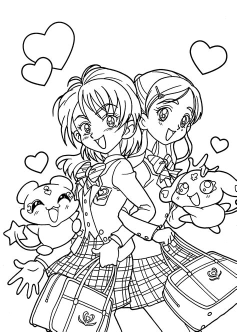 Here you can find many characters' coloring pages from anime and manga to download, print and color them online or offline with your family and friends. Manga coloring pages to download and print for free