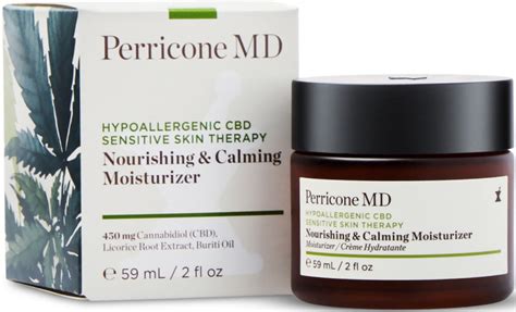 Perricone MD Hypoallergenic Cbd Sensitive Skin Therapy Nourishing Calming Moisturizer