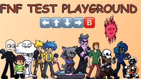 Friday Night Funkin Characters Test Mod Fnf Playground Remake Youtube
