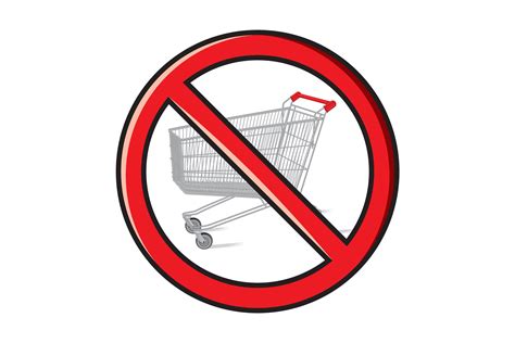 No Shopping Carts Allowed Graphic by rasol.designstudio · Creative Fabrica