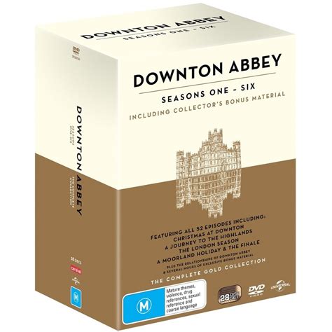 Downton Abbey Season Gold Box Set DVD BIG W