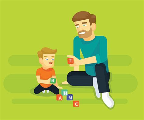 Parent And Child Talking Illustrations Royalty Free Vector Graphics