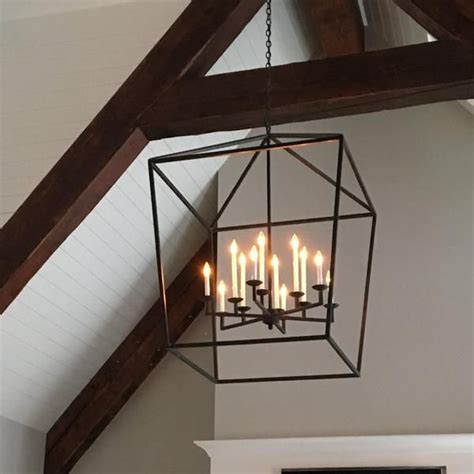 An Extra Large Open Framework Lantern That Can Be Customized For The