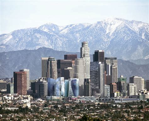 Building Los Angeles Metropolis Rendered In The La Skyline
