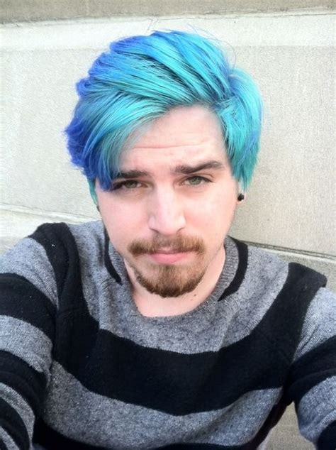 Colored hair can be worn and styled in many different ways, and these are some of our favorites. All about Hair for Men: BLUE HAIR COLOUR FOR MEN