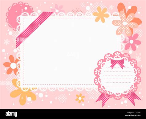 Fancy Letter Paper Backdrop Stock Photo Alamy