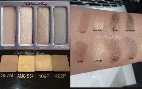 Nailart And Things Naked Palette Dupe From Inglot
