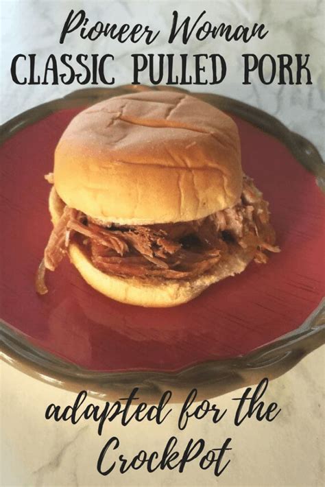 We did not find results for: Pioneer Woman Classic Pulled Pork - Adapted for the Crock ...