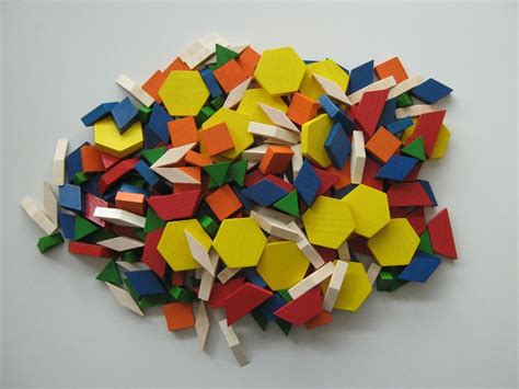 Pattern Blocks Holz Wooden This Is The Set Of 250 Pieces You Get