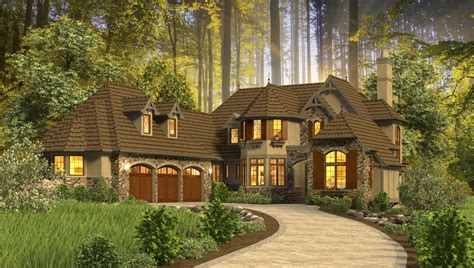 Fairy Tale Whimsical House Plans While English Cottage Home Plans Are