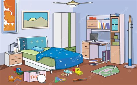 Dirty Messy Room Damaged Sofa Disorganized Home Furniture Garbage Clip Art Library