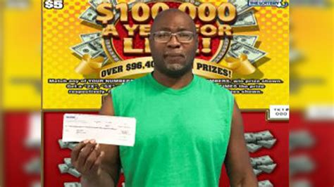 man wins 100 000 a year for life prize on scratch ticket sold in