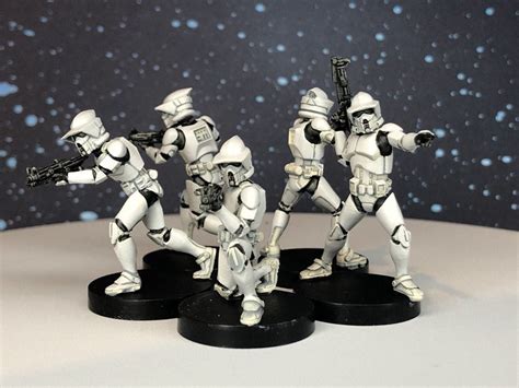 Arf Clone Trooper Squad Sw Legion Compatible 38 40mm Tall Etsy Australia