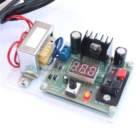 Continuously Adjustable Regulated Dc Power Supply Diy Kit Lm317 125 1