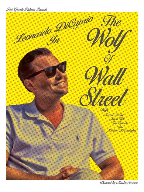 Discover more posts about wolf of wall street. The Wolf of Wall Street Pop Art Alternative Poster - PosterSpy