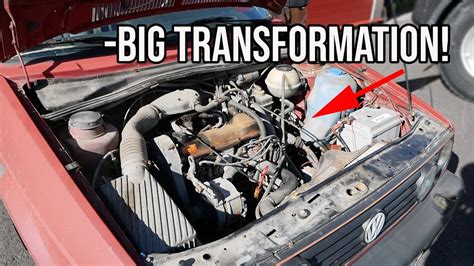 VW GOLF MK2 FIRST ENGINE BAY CLEAN IN A LONG TIME YouTube