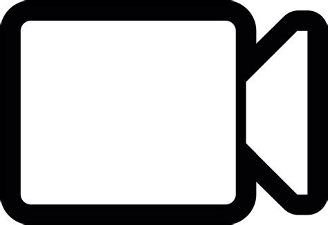 File Linecons Wikimedia Commons Open Video Icon White Transparent