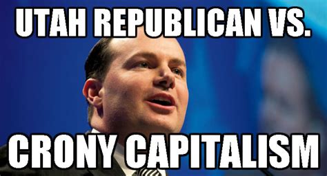 Utah Republican Running Against Crony Capitalism