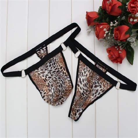 2pcs 1set menandwomen leopard lingerie sex lovers sexy panties erotic sex lingerie sweetheart s t