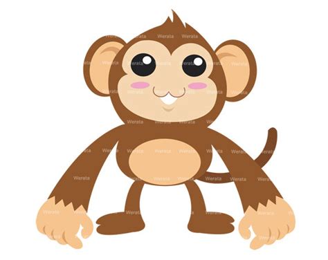 Cute Monkey Clip Art Cute Monkey Clipart Cute Clipartix
