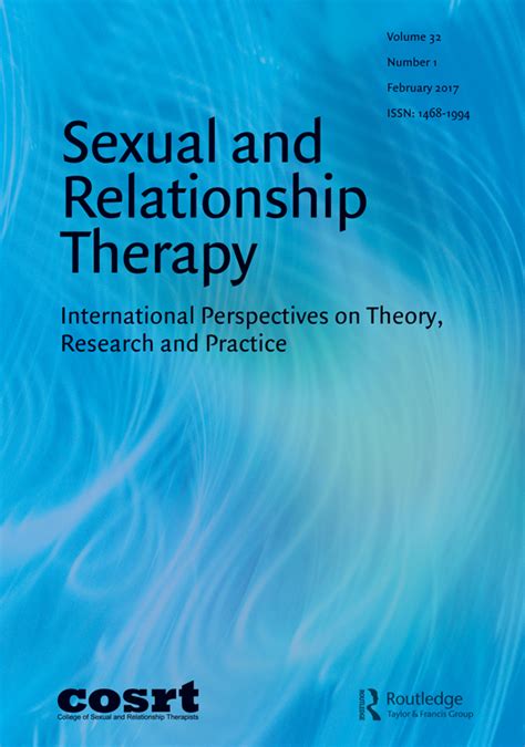 Premature Ejaculation Therapist Perspectives Sexual And Relationship Therapy Vol 32 No 1