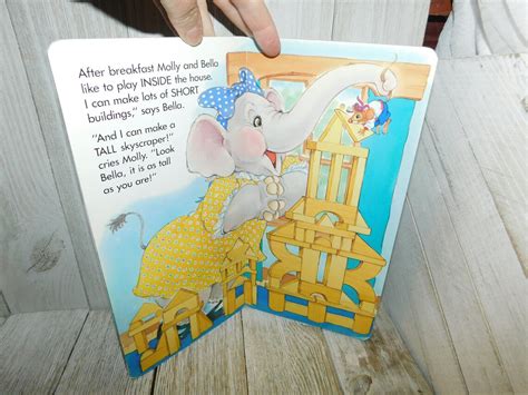 My Tall Book Of Big And Small Far And Near Board Book Etsy