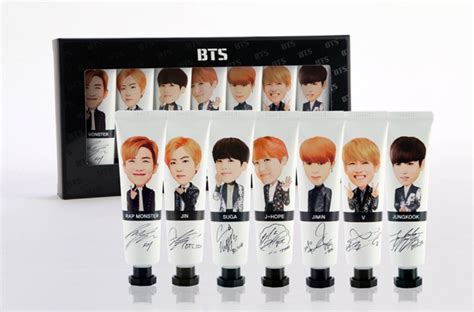 Dootastyle KPOP MALL BTS Hand Cream Collection 7 Items Bts Hand Cream