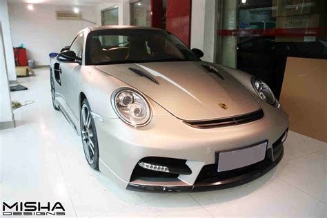 Misha Design Porsche 997 Turbo Gtm Body Kit On Matte