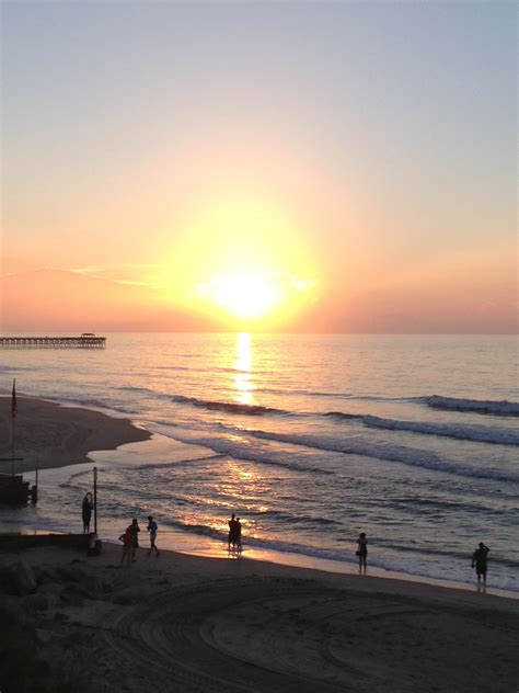 Sunrise From Hotel Balcony In Myrtle Beach Sc Myrtle Beach Sunrise