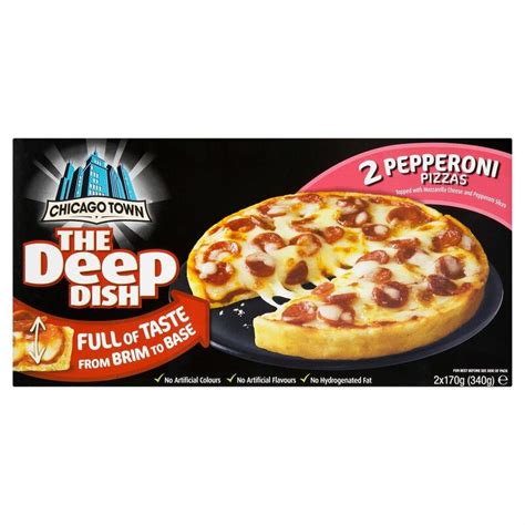 Chicago Town Deep Dish Pepperoni Pizza 2pk Centra