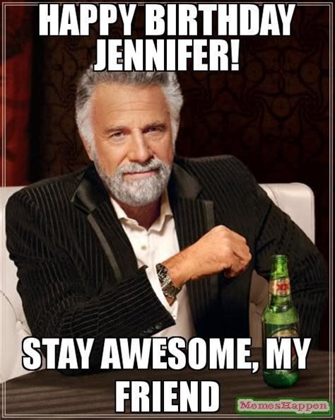 Happy Birthday Jennifer Meme Memeshappen