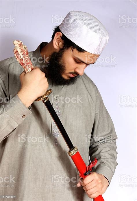 Muslim Warrior With His Sword Stock Photo Download Image Now Islam