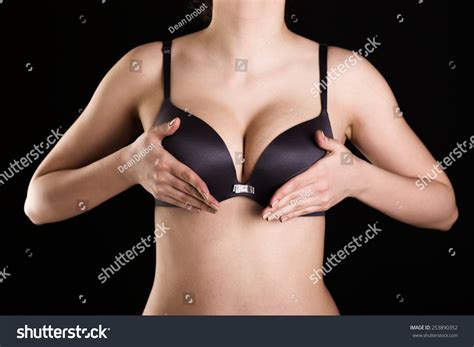 Beautiful Big Womans Breasts Bra Stock Photo 253890352 Shutterstock