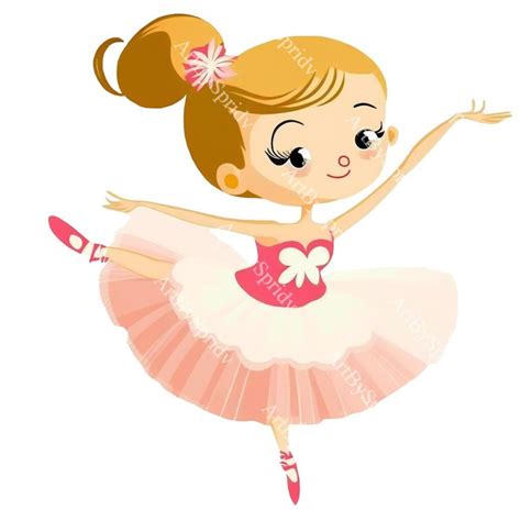 Cute Dancing Ballerina Girl Png Cliparttransparent Magic Clip Art
