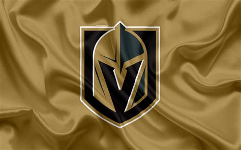 Download Wallpapers Vegas Golden Knights Hockey Club Nhl Emblem