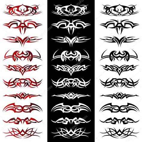 Tribal Tattoo Pack Vector Stock Vector Image By ©flanker D 4592251