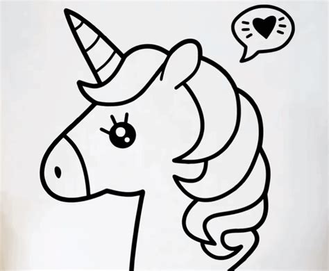 How To Draw A Unicorn Easy Step By Step For Kids