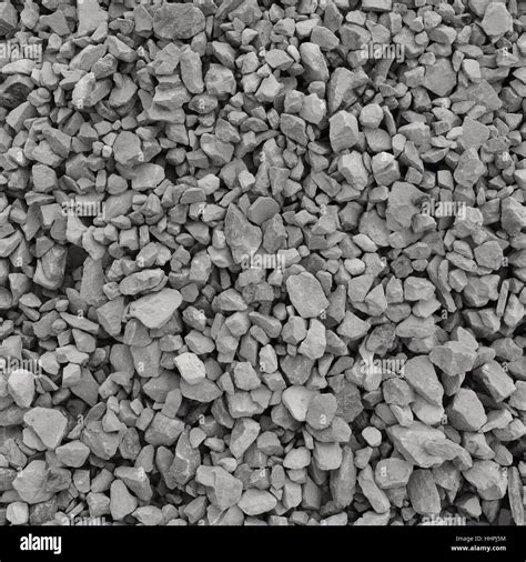 Abstract Grey Gravel Stone Background Crushed Gray Stones And Granite