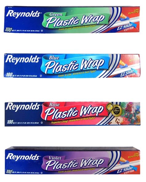 Wholesale Reynolds 100 Sq Ft Plastic Wrap Assorted Colors