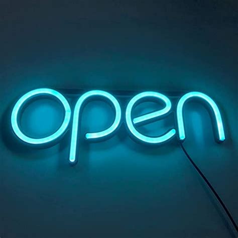 Led Open Sign Creative Wall Decor Light 40x15 Cm Open Sign For Business