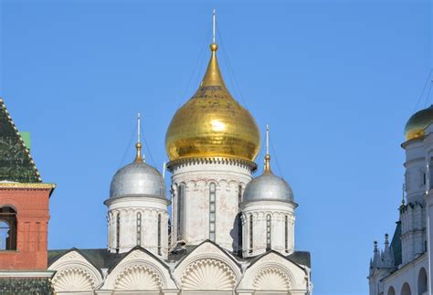 Temples Du Kremlin De Moscou Photo Premium