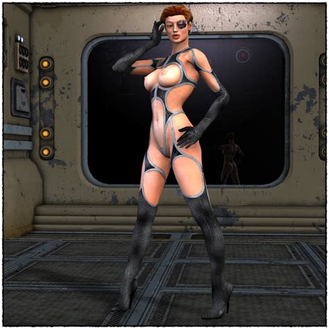 Rule 34 3d Borg Breasts Cyborg Female High Heels Star