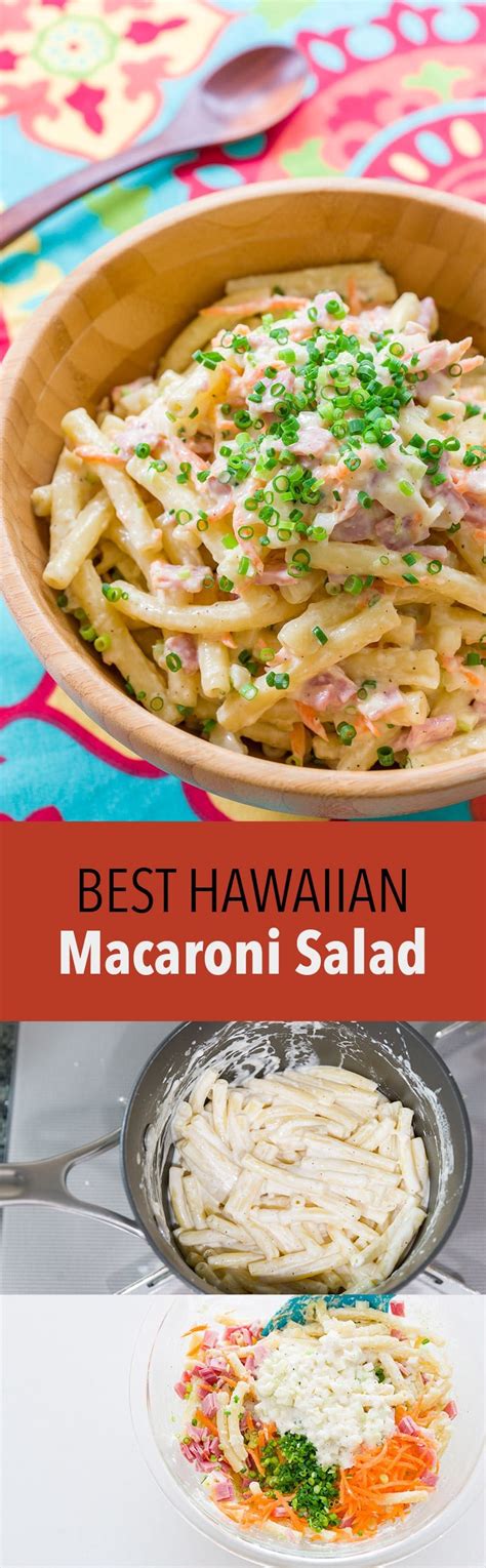 This fabulous hawaiian macaroni salad recipe is the perfect blend of creamy mayonnaise, fresh vegetables, and bit from the apple cider vinegar. Hawaiian Macaroni Salad Recipe
