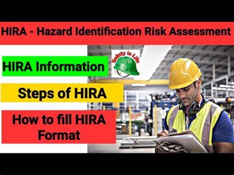 Hazard Identification Risk Assessment Hira In Hindi Steps Of Hira
