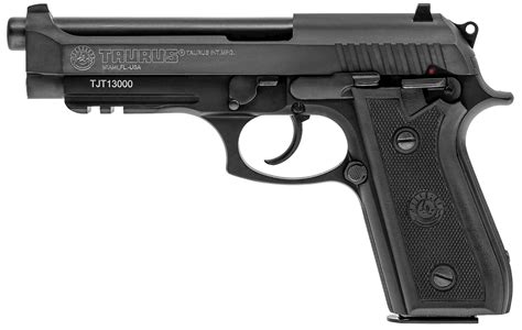Taurus Pt92 Standard 9mm Luger 5 17 Round Blued Black Polymer Grip