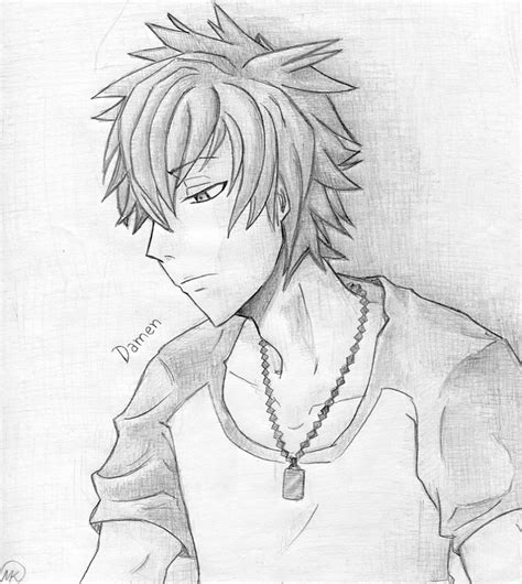 What are some fun things to draw? Cool manga guy by mkchan15 on DeviantArt