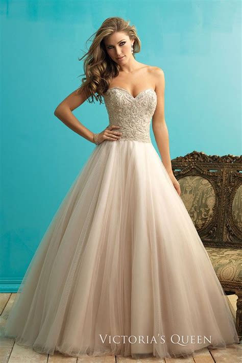 Https://tommynaija.com/wedding/allure Champagne Lace Beaded Top Wedding Dress