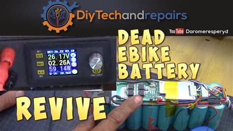 Revive Dead Ebike Or Lawn Mover Batteries Youtube