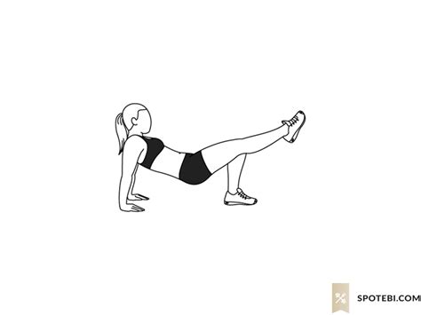 Single Leg Tricep Dips Illustrated Exercise Guide Online Fitness