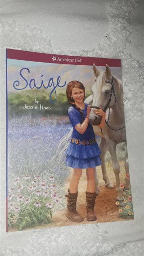 Meet Saige American Girl Book Etsy